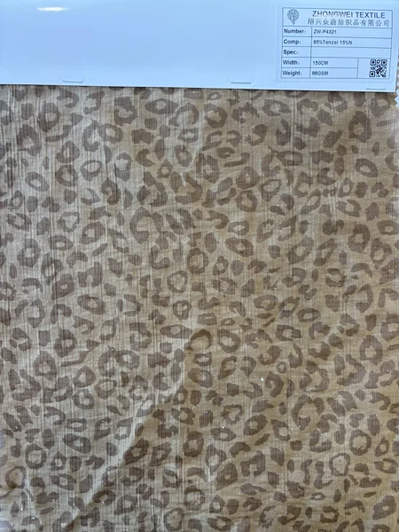 Real fabric reference ZW-P4321