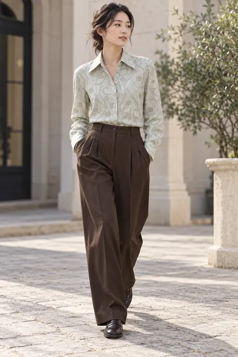 AI garment concept: Relaxed shirt · ZW-J2214 using ZW-J2214