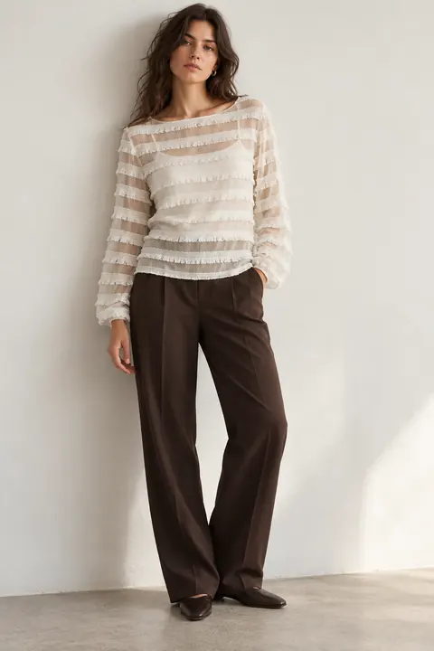 AI garment concept: Textured top · ZW-F5047 using ZW-F5047