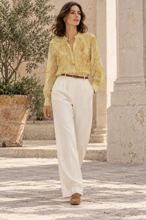 AI garment concept: Relaxed shirt · ZW-P4132 using ZW-P4132