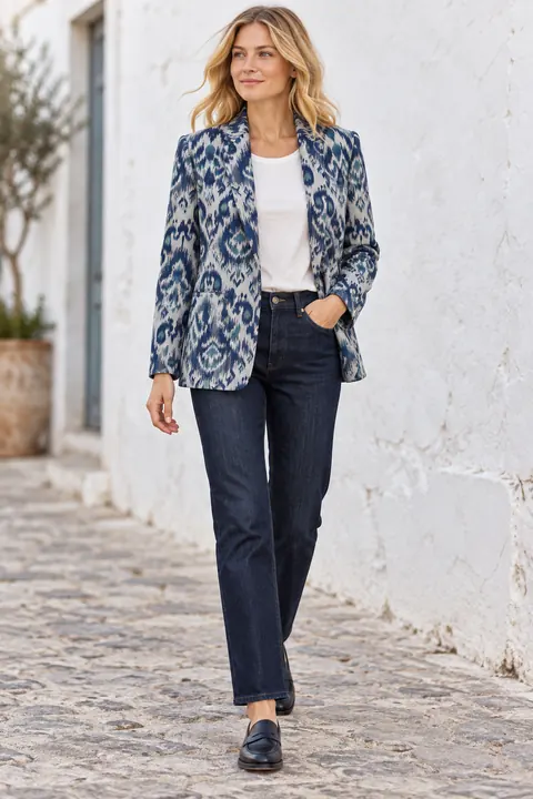 AI garment concept: Relaxed blazer · ZW-J2175 using ZW-J2175