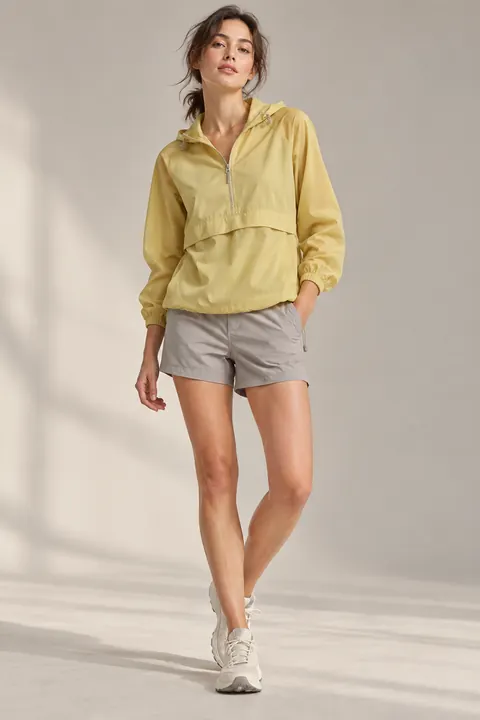 AI garment concept: Yellow light anorak · ZW-W3494 using ZW-W3494