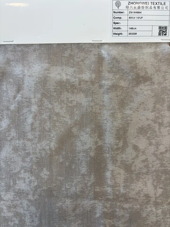 Lightweight Lustrous Viscose Polyester Fabric · ZW-W4844